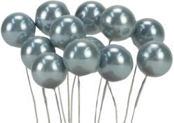  Jégkék gyöngyház bogyó nagy 12db/csomag - papelito