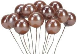  Cappuccino gyöngyház bogyó nagy 12db/csomag - papelito