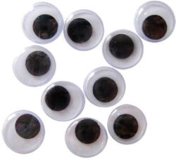  Mozgó / rezgő szem, ragasztható - kerek 6mm 6db/cs 11926