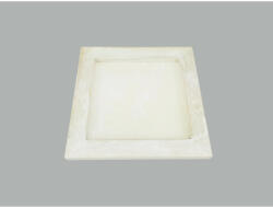  Fa keret négyzet alakú fehér 20x20cm - papelito