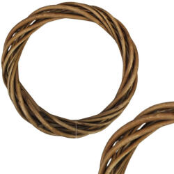  Vessző koszorú barna 15cm