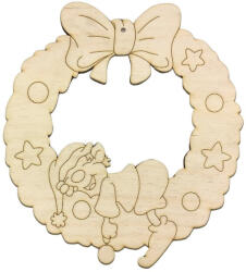  Natúr fa - Manós koszorú 22cm - papelito