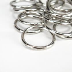  Fémkarika ezüst 2cm 20db/csomag - papelito