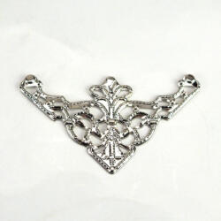  Fém sarokdísz ezüst 8db/csomag - papelito