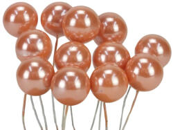  Barack gyöngyház bogyó nagy 12db/csomag - papelito