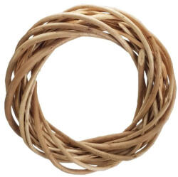  Vessző koszorú natúr 15cm - papelito - 679 Ft