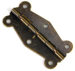 Papelito Zsanér íves bronz hosszú + csavar 4db/csomag 90fok - fadobozra, albumra és scrapbookhoz