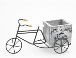  Fém tricikli fa kaspóval - papelito