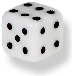  Dobókocka fehér N11006000/ 25044
