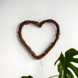  Szívkoszorú barna 25cm - papelito