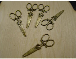 Olló antik 5db/csomag - papelito