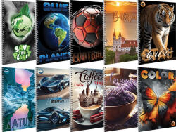 Spirálfüzet négyzetrácsos, 70 lap A/4 T-Creativ, mintás A15062087