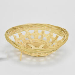  Hosszúkás áttört bambusz tál 14*11cm - papelito