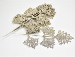 Pezsgő csillámos ötágú levél 10db/csomag - papelito