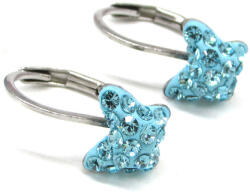  APRÓKÖVES PILLANGÓ fülbevaló - light turquoise (2 éves kortól) (2021053003)