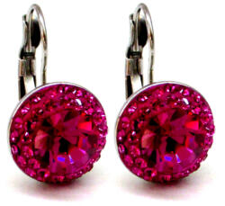 APHRODITÉ APHRODITE kapcsos fülbevaló - 12 mm (fuchsia lila) (2025020602)