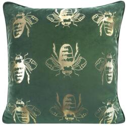 Takoy Bársony díszpárnahuzat szimmetrikus méhecskemintával-HF-387635