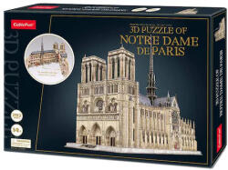  3D profi puzzle: Notre Dame de Paris CubicFun 3D épület makettek