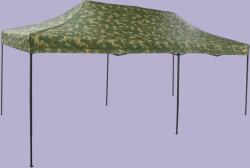 Expodom Gyorsan összecsukható sátor 3x6m - acél, Oldalfalak nélkül, Terepszínű