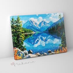 Makana A Tátra szeme - Számfestő készlet, kerettel (40x50 cm)