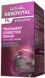 Gerovital Ingrijire Ochi Si Buze H3 Evolution Wrinkle Correction Treatment - Eyes, Lips, Forehead Ser 15 ml