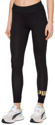 PUMA Essentials+ Metallic Logo Leggings Black - magazinko