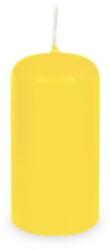 Wimex Sárga hengeres gyertya Ø40 x 80 mm [4 db]