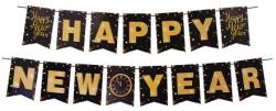 WIMEX Papír girland szett "BOLDOG ÚJ ÉVET" 16 x 20 cm betűk + 5m zsinór [1 szett]
