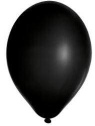 WIMEX Felfújható lufi fekete Ø25cm `M` [100 db]