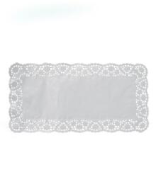 WIMEX Dekoratív csipke (PAP) négyzet fehér 24 x 15 cm [100 db]