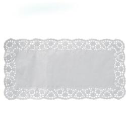 WIMEX Dekoratív csipke (PAP) négyzet fehér 40 x 30 cm [100 db]