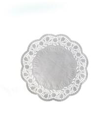 WIMEX Dekoratív csipke (PAP) kerek fehér Ø14cm [100 db]