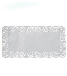WIMEX Dekoratív csipke (PAP) négyzet fehér 40 x 20 cm [100 db]