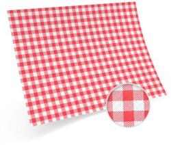 WIMEX Papír alátét dombornyomott piros kockás mintával 40 x 30 cm [200 db]