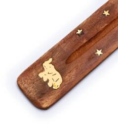 Flexity Suport bețișor de tămâie Flexity din lemn de mango, model elefant, 25 cm Tip: Elefant