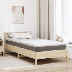 vidaXL Кокосов Топпер Бяло 90 x 200 cm Жакардова материя (4106393)