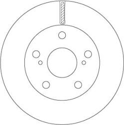 TRW Disc frana TRW SINGLE DF6782S (DF6782S)