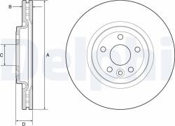 DELPHI Disc frana DELPHI BG9177C (BG9177C)