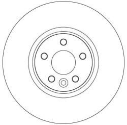 TRW Disc frana TRW DF6724S (DF6724S)
