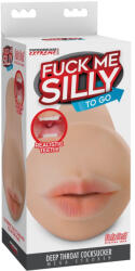 Pipedream Fuck Me Silly To Go - Deep Throat Cocksucker Mega Stroker Light