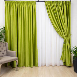 Hiko Set 2 draperii Hiko COMFY catifea verde fistic, cu rejansa (100005599)