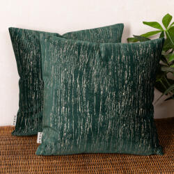 Hiko Set 2 perne decorative cu fata detasabila Hiko Comfy New Imperial catifea imprimata verde intens/gold (100004361)