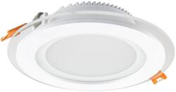 2R CAPRI GLASS R 18W 4500K kerek mélysugárzó (L090306002)