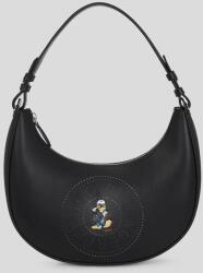 Karl Lagerfeld bőr táska KL X DISNEY - fekete Univerzális méret