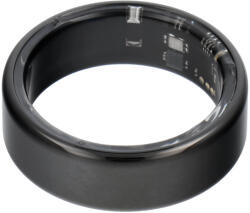 mh protect Smart Ring R11M - acél okosgyűrű töltőállomással, 12-es méret (21, 4 mm), fekete
