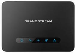 Grandstream HT812 (ATA), 2x FXS, 2 SIP fiók, 1x Gbit LAN, NAT router, 3 utas konf. , automatikus biztosítás. HT812