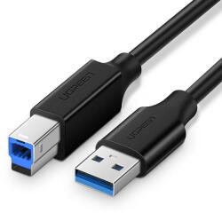 UGREEN US210 USB 3.0 AB kábel nyomtatóhoz, 1m (fekete)
