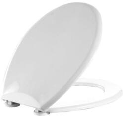 Alföldi WC ülőke, Bázis, Saval 2.0, Duroplast, fém zsanérral, fehér - 8780 95 01