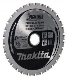 Makita Pânză de ferăstrău MAKITA oțel Efficut 136x1, 1x20 mm 30 dinți B-69303 (B-69303)