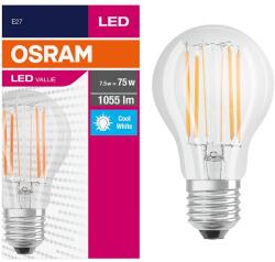 OSRAM LED izzó, E27, 7, 5W (75W), 1055 lm, semleges fény (4000K)